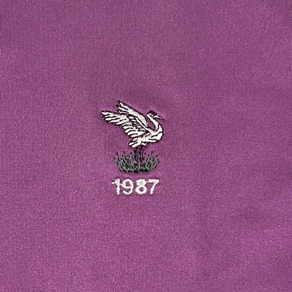 Peter Millar Summer Comfort Polo Shirt Men L Purple Performance Golf - Picture 8 of 13